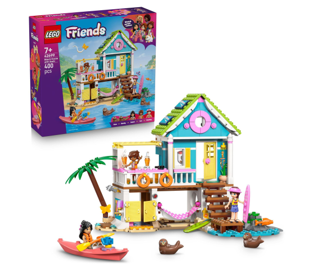 LEGO FRIENDS 42699 Domek na plaży z fokami - 1473474 - zdjęcie 2